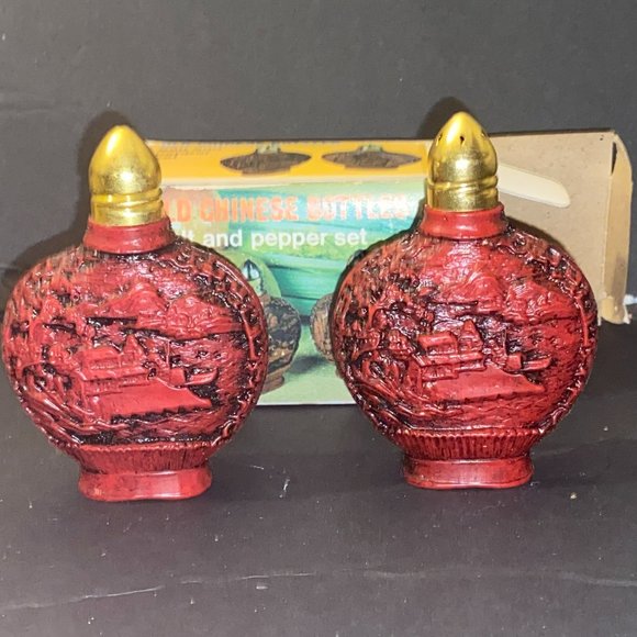 Vintage Brand New Chadwick Miller 1960's  Chinese Bottle Salt And Pepper Shaker - Picture 1 of 2